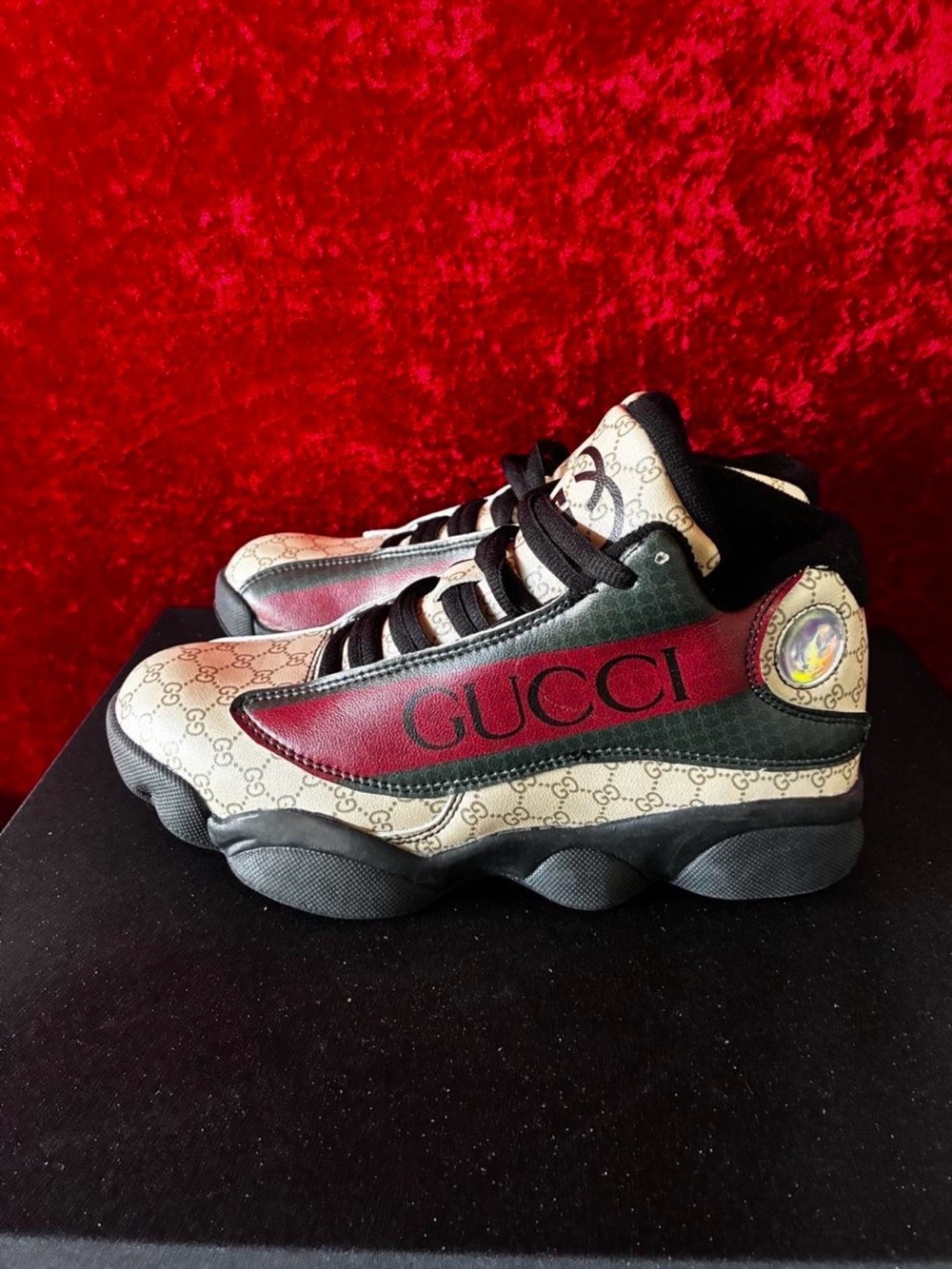 Gucci Men’s Multicolor High-Top Sneakers